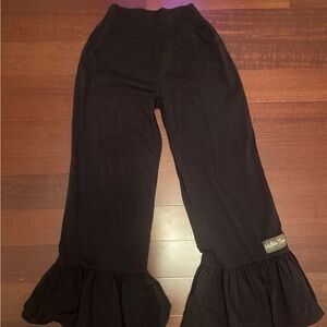 Matilda Jane Black Ruffle Pants